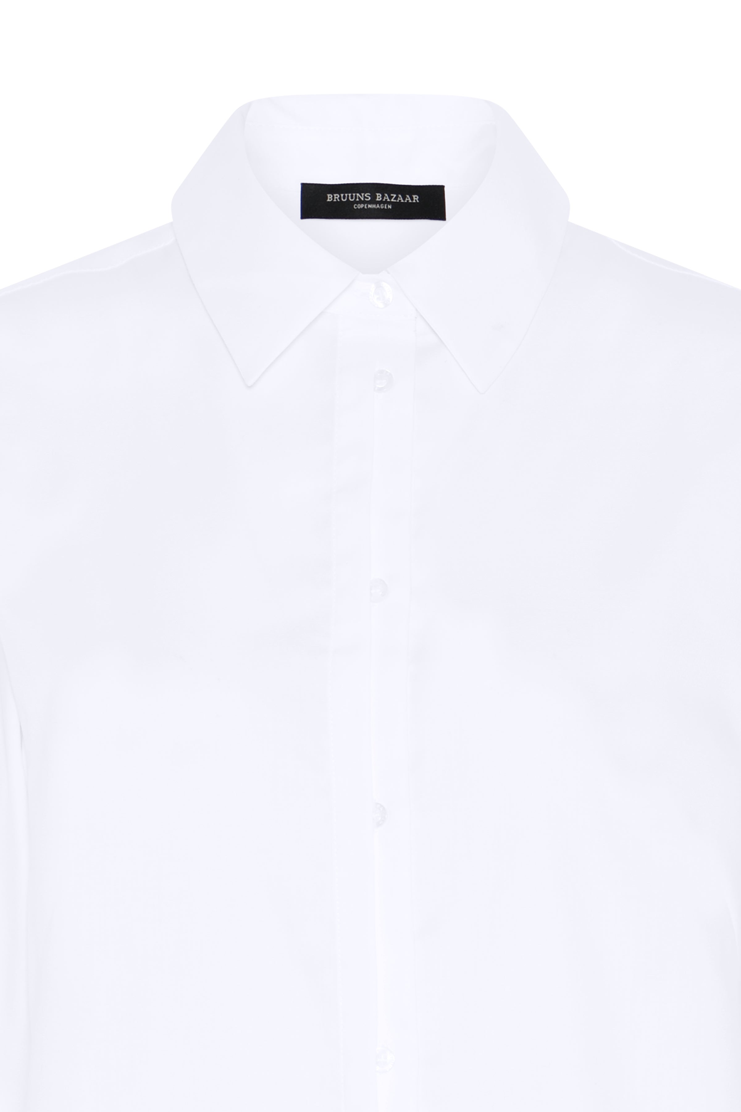 Bruuns Bazaar Shirt CotoniBBGela, väriltään White