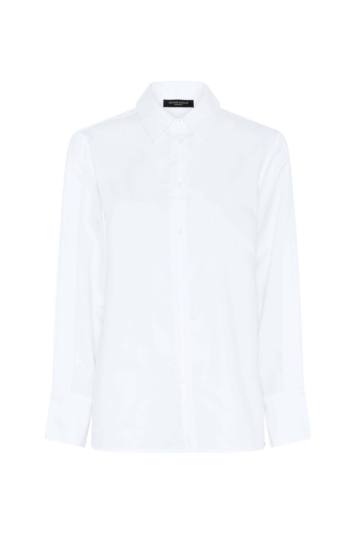Bruuns Bazaar Shirt CotoniBBGela, väriltään White