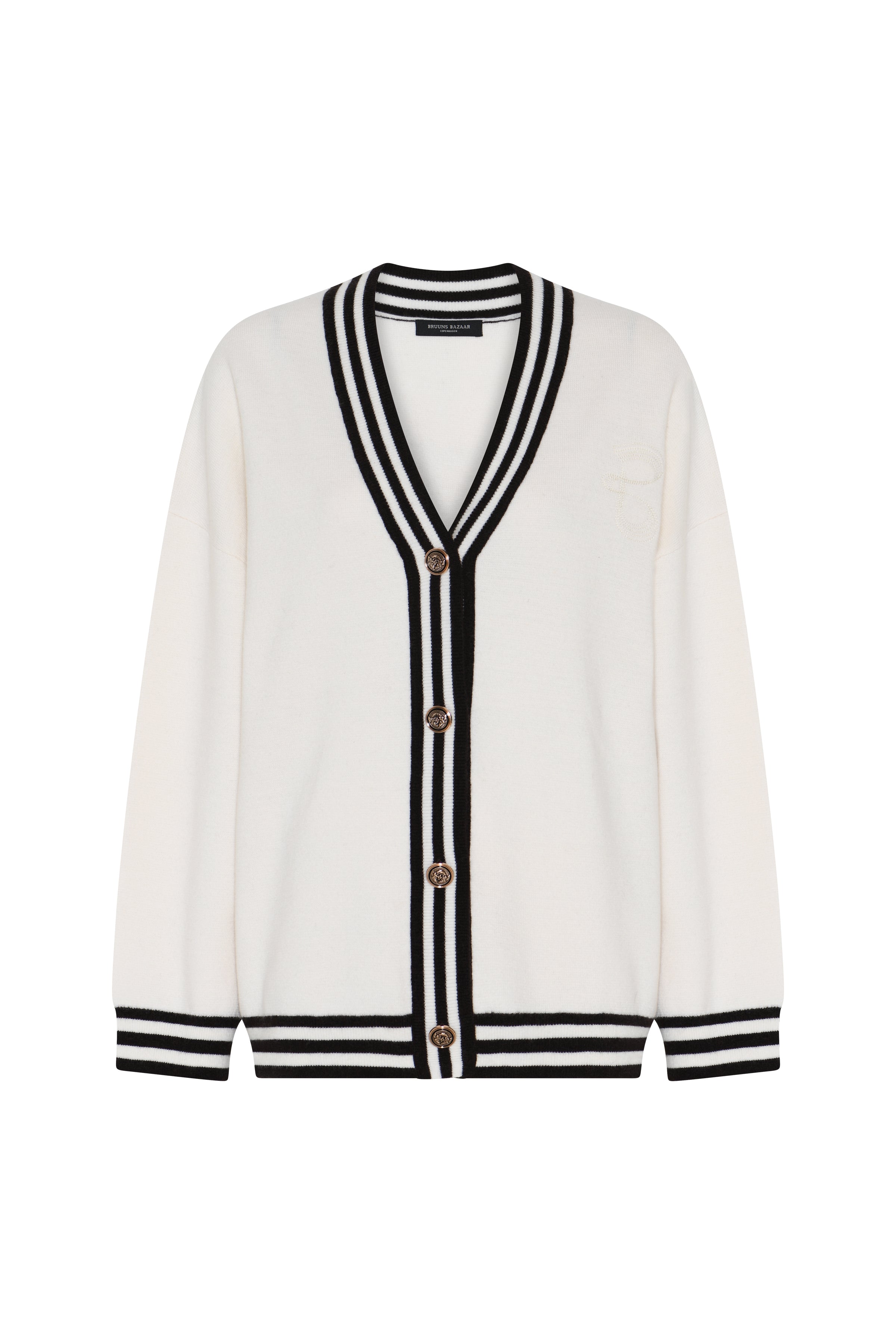 Bruuns Bazaar Knit Cardigan ChalinaBBSira, väriltään Snow White