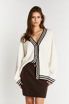 Bruuns Bazaar Knit Cardigan ChalinaBBSira, väriltään Snow White