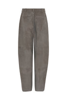 Bruuns Bazaar Suede Pants SuedaBBBarel, väriltään Taupe grey