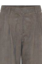 Bruuns Bazaar Suede Pants SuedaBBBarel, väriltään Taupe grey