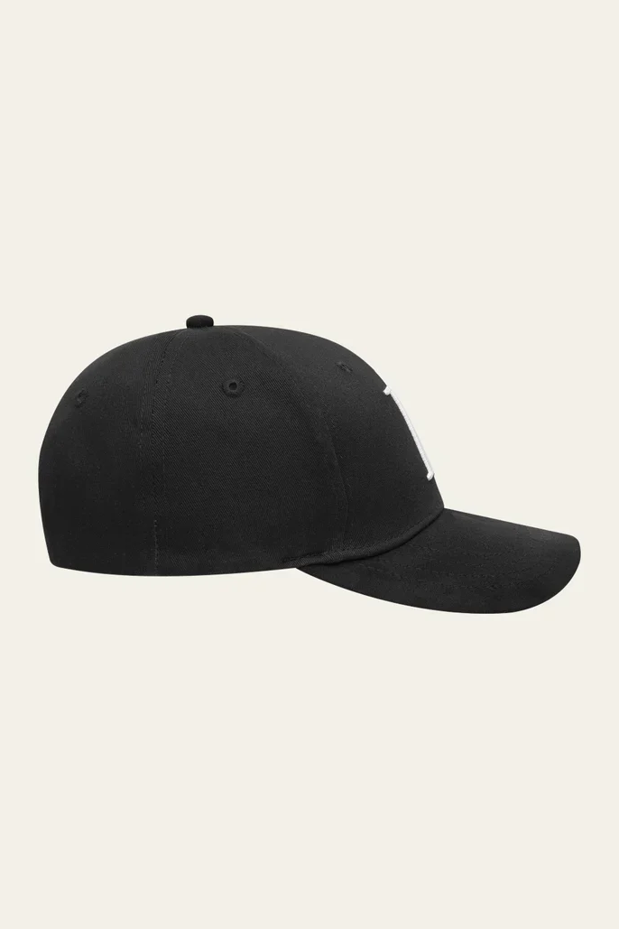 Baseball Cap Suede II (black/white)