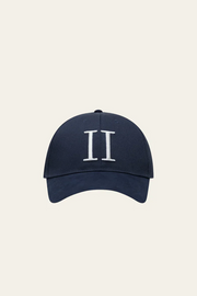 Baseball Cap Suede II (navy/white) Les Deux