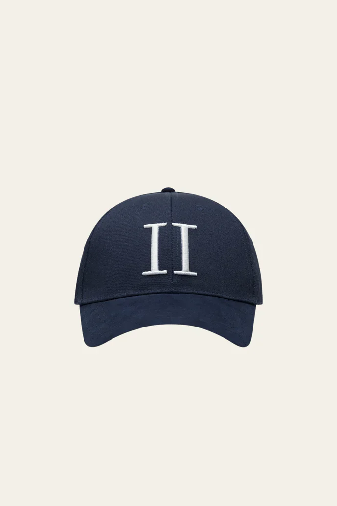 Baseball Cap Suede II (dark navy/ivory) Les Deux