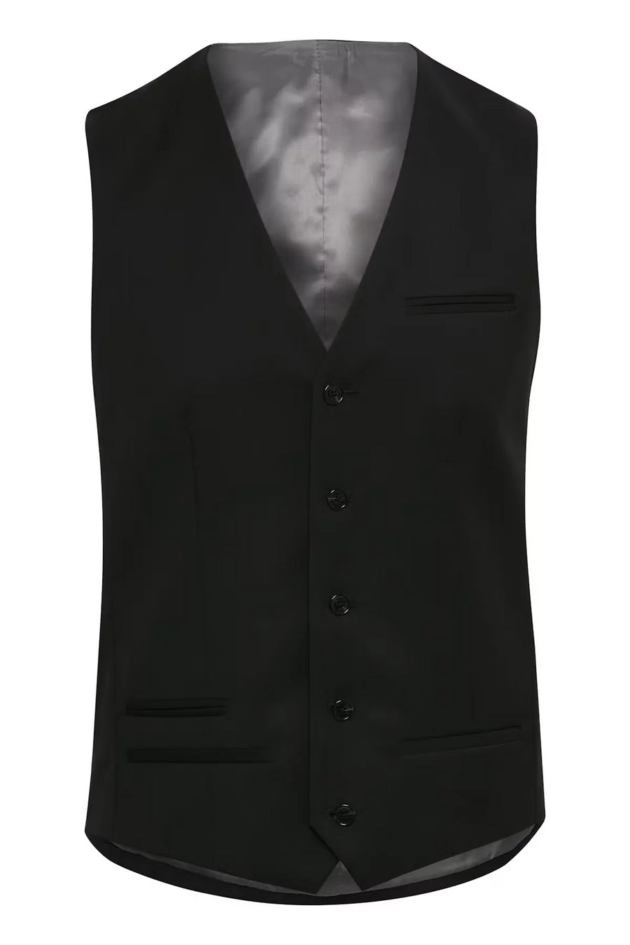 Breck Waistcoat - Black Matinique