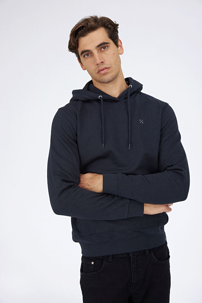 Casual Friday CFSEBASTIAN puuvillahuppari miehille, väri Navy Blue, kuva 2 - RAGS Oulu
