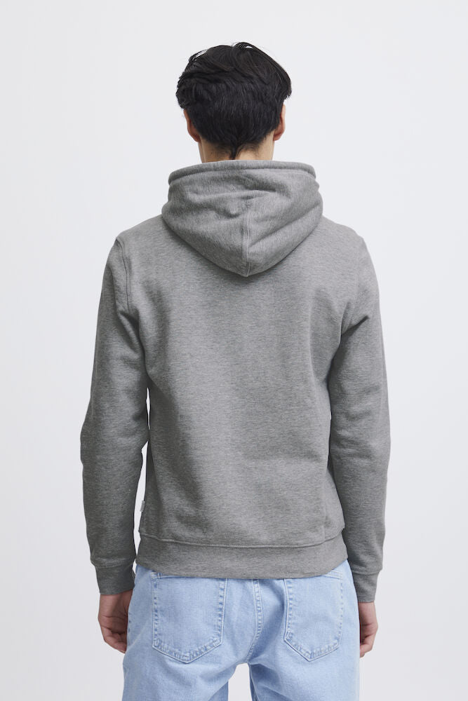 Casual Friday CFSEBASTIAN puuvillahuppari miehille, väri Light Grey Melange, kuva 4 - RAGS Oulu