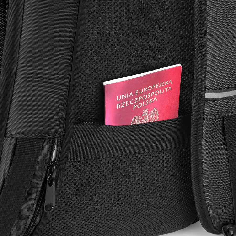 Cabin Backpack: Black James Hawk