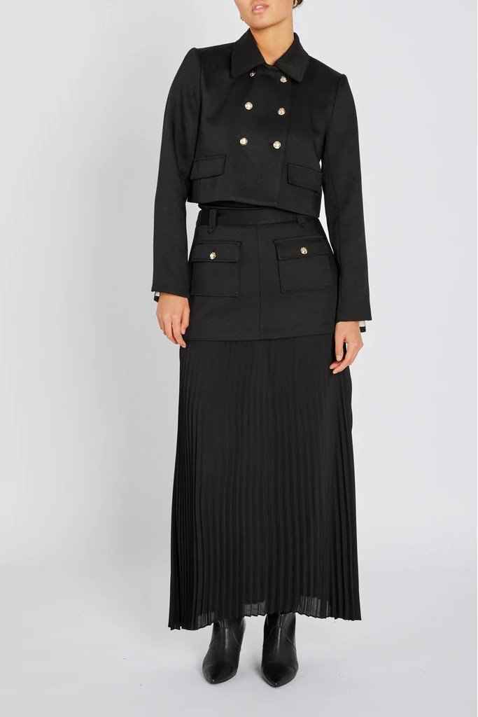 CalcareaBBShennia skirt - Black Bruuns Bazaar