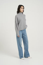 CasiaGZ Cashmere Pullover - Grey Gestuz