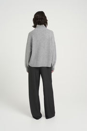 CasiaGZ Cashmere Pullover - Grey Gestuz