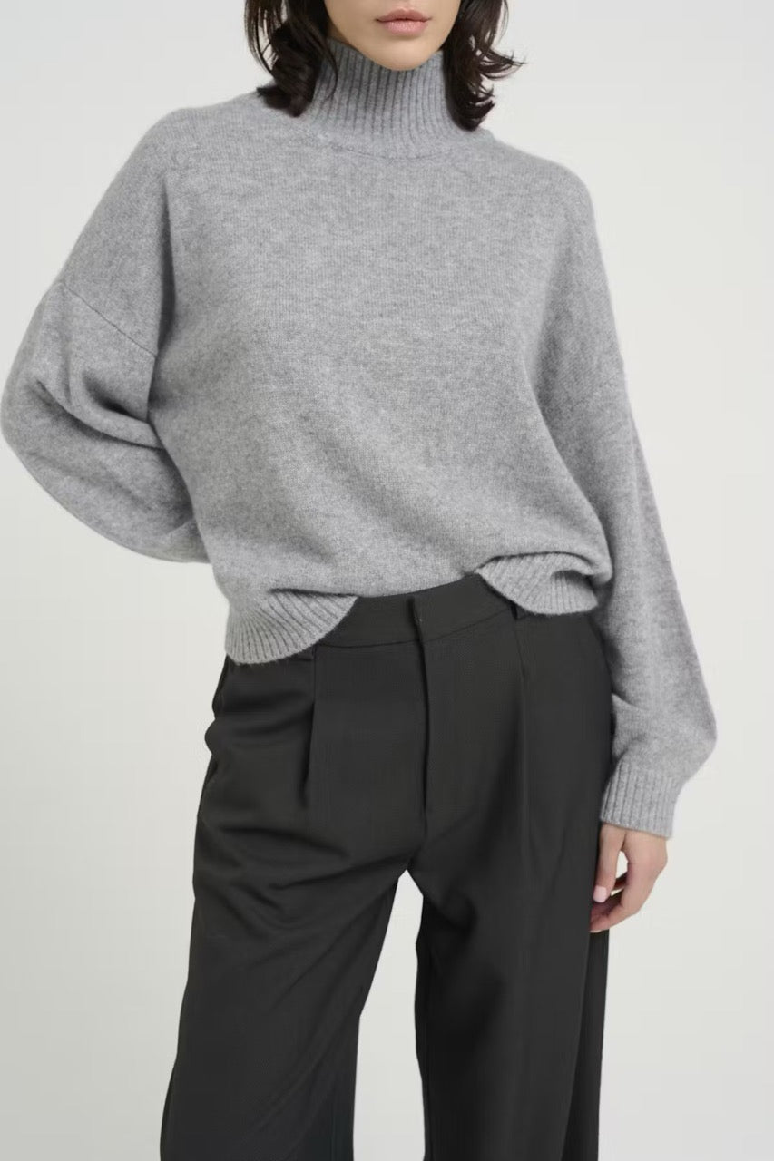 CasiaGZ Cashmere Pullover - Grey Gestuz