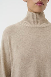 CasiaGZ Cashmere Pullover - Beige Gestuz