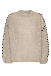 Catia Mohair Stitch Pullover Beige