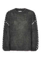 Catia Mohair Stitch Pullover Antracite Grey Americandreams