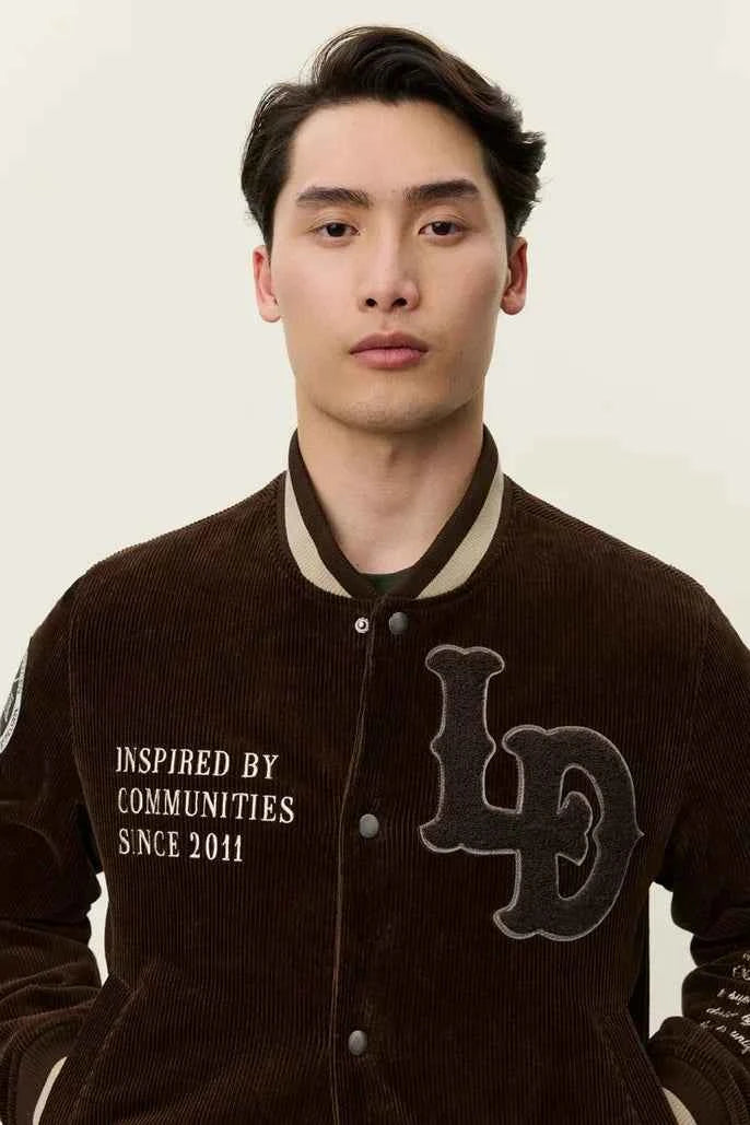 Corduroy Varsity Jacket Les Deux