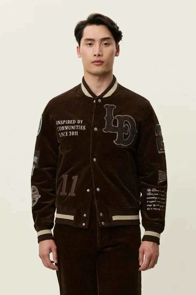 Corduroy Varsity Jacket Les Deux