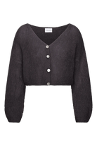 Cornelia Cropped Cardigan Black Americandreams