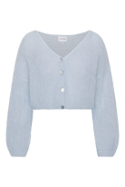 Cornelia Cropped Cardigan Light Blue Americandreams