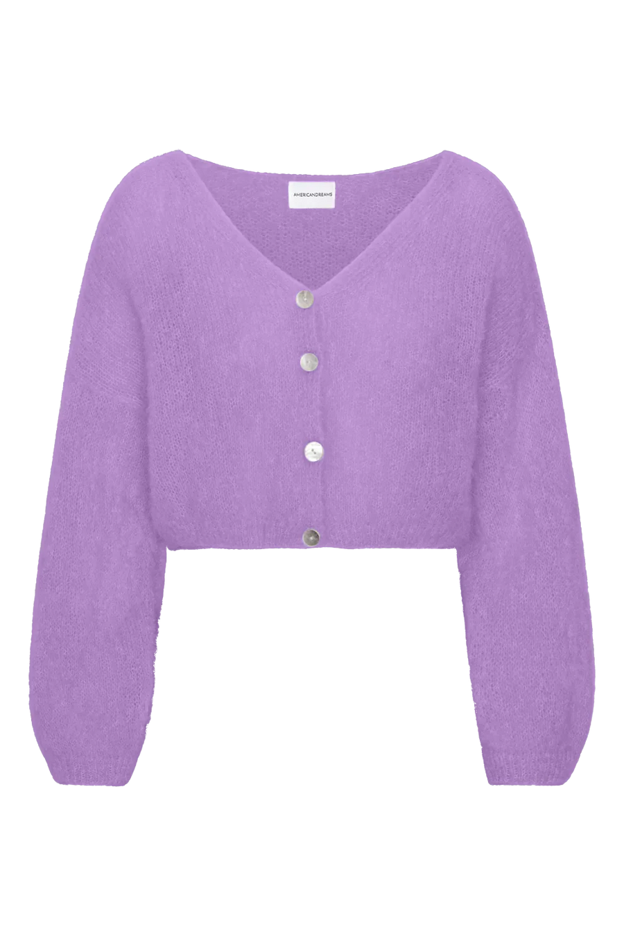 Cornelia Cropped Cardigan Lilac Americandreams