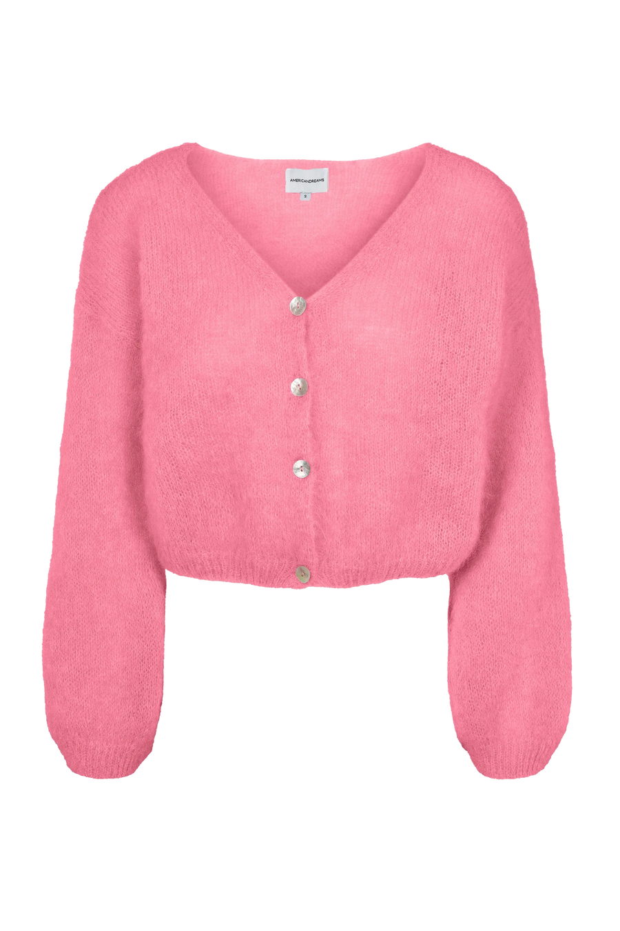 Cornelia Cropped Cardigan Pink Americandreams