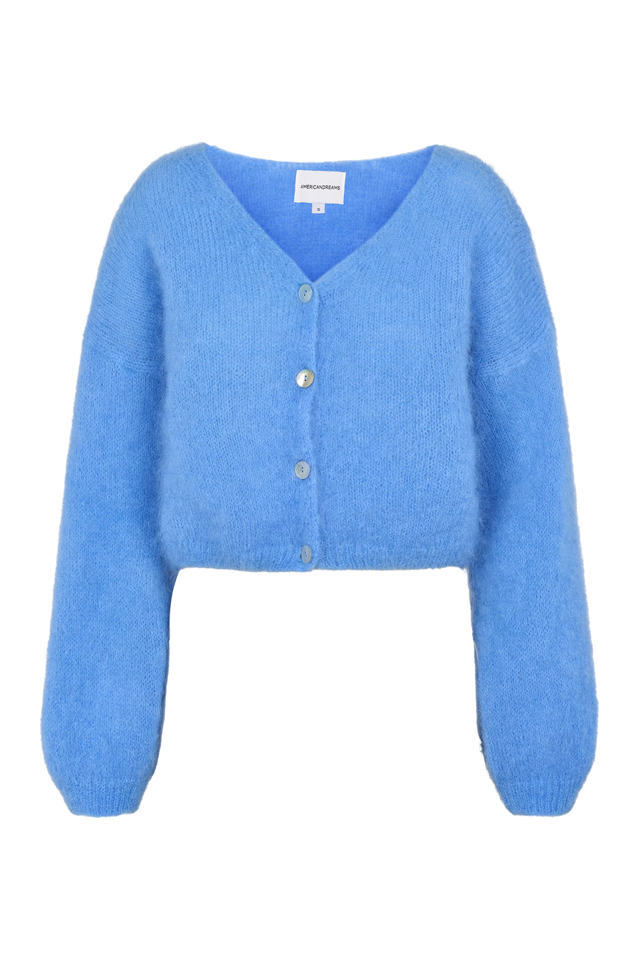 Cornelia Cropped Cardigan Sky Blue Americandreams