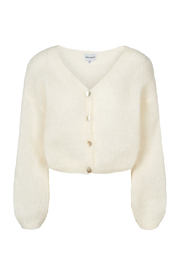 Cornelia Cropped Cardigan White Americandreams