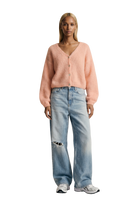 Cornelia Cropped Cardigan Peach Americandreams