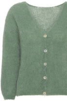 Cornelia LS Cardigan Dusty Green Americandreams