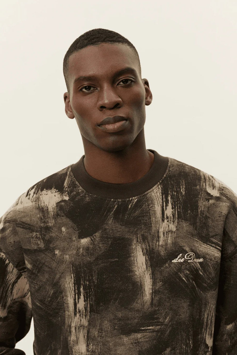 Dash AOP Sweatshirt - Teak Les Deux