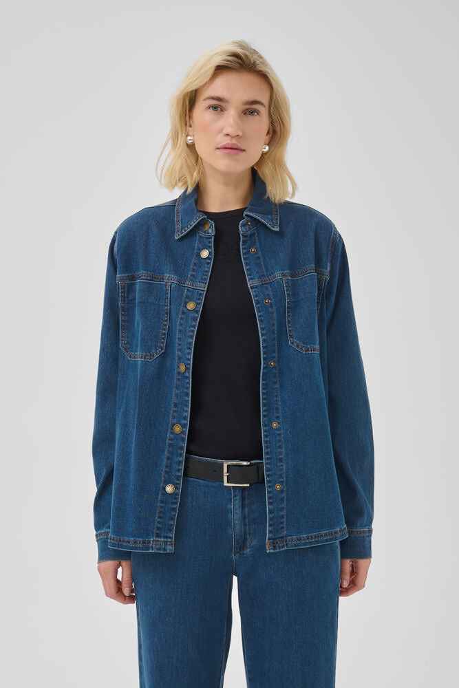 Denim Shirt MWAnn 115 - Medium Clear Blue Wash