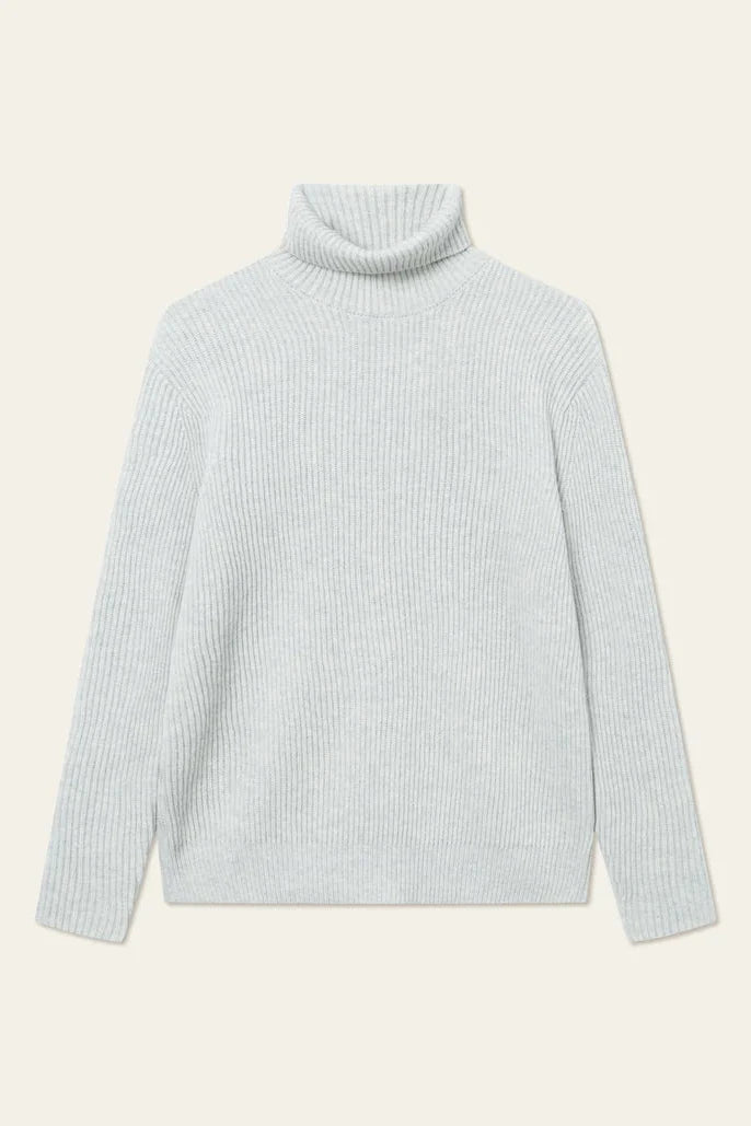 Eddie Wool Rib Rollneck Knit