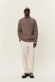 Eddie Wool Rib Rollneck Knit 