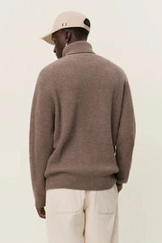 Eddie Wool Rib Rollneck Knit 