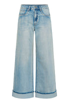 GZsara HW wide jeans - Washed blue Gestuz