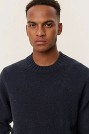  Gary Fleck Wool Roundneck (Dark Navy) 