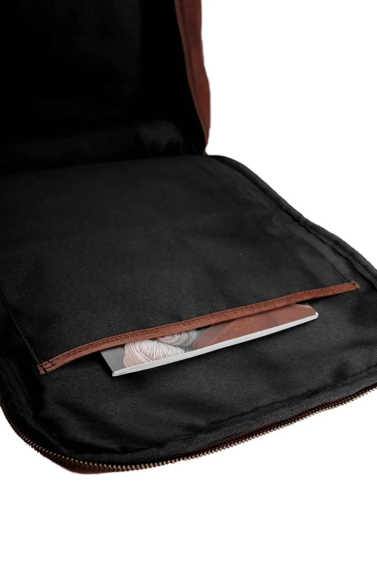 Geogina Backpack - Rich Brown Muud