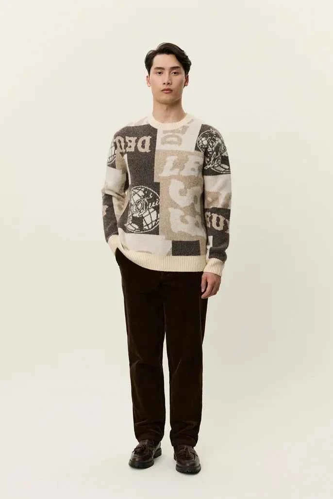 Globe Crewneck Knit Les Deux
