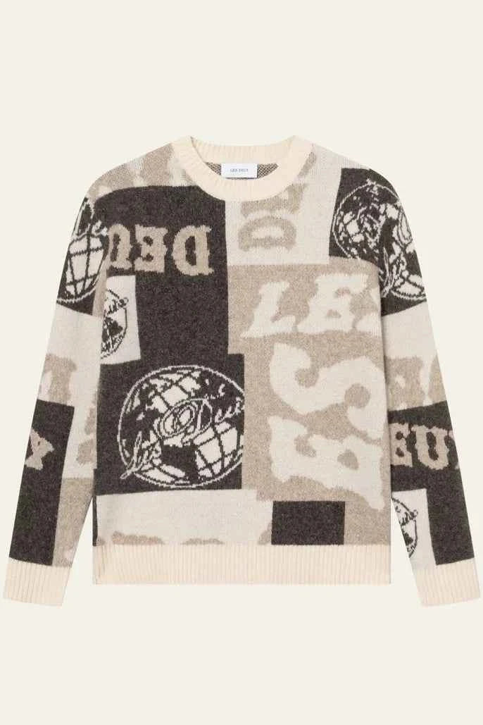 Globe Crewneck Knit Les Deux