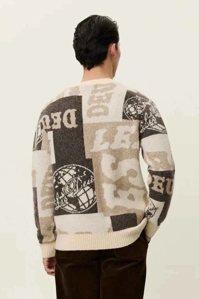 Globe Crewneck Knit Les Deux