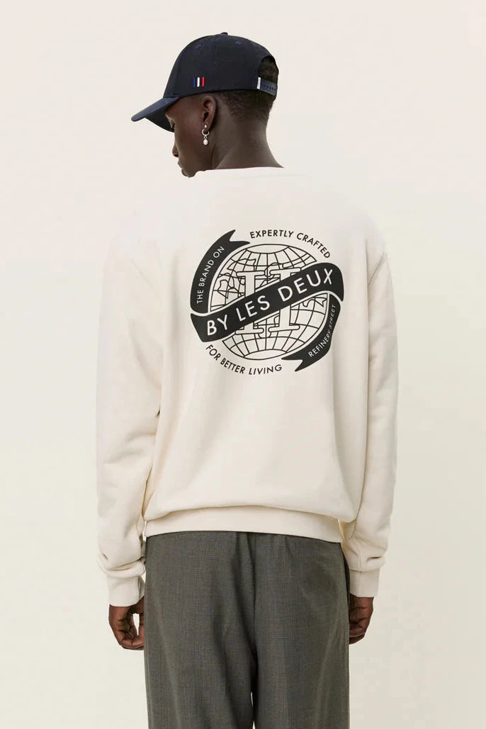 Globe Sweatshirt Ivory