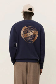 Globe Sweatshirt Dark Navy