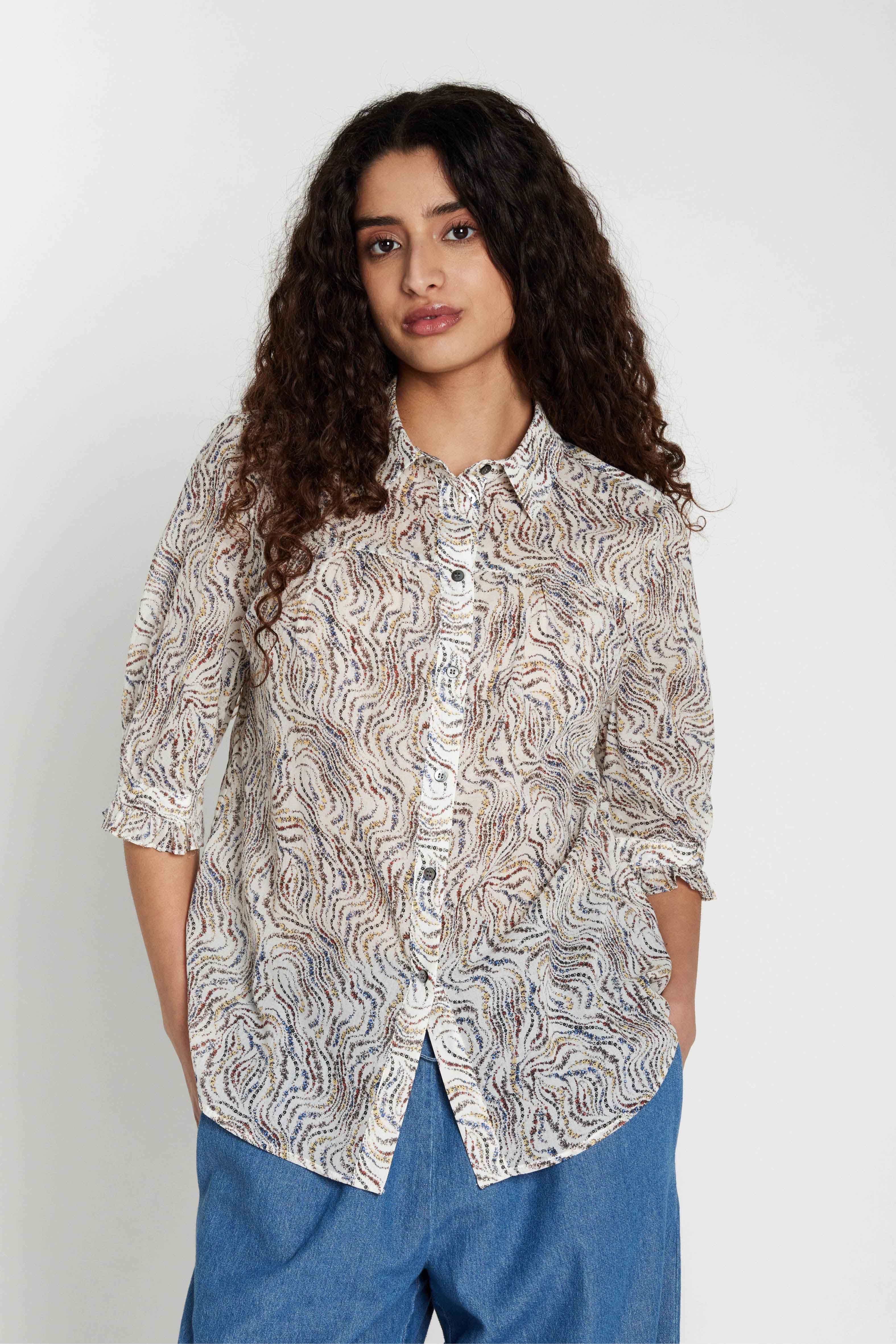 HM Telser shirt - Delicate Bloom print Heartmade