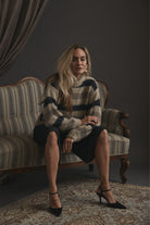 HMKalira knit sweater - Melange stripe