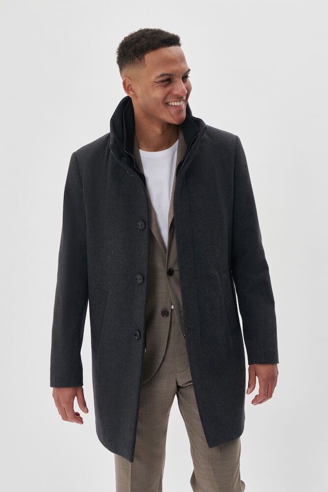 Harvey N Classic Wool - Medium grey melange Matinique