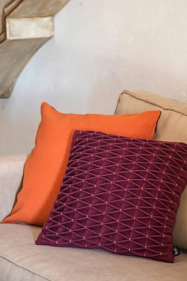 Honeycomb Cushion - Ruby Burel Factory