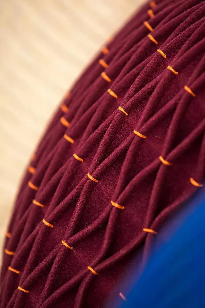 Honeycomb Cushion - Ruby Burel Factory