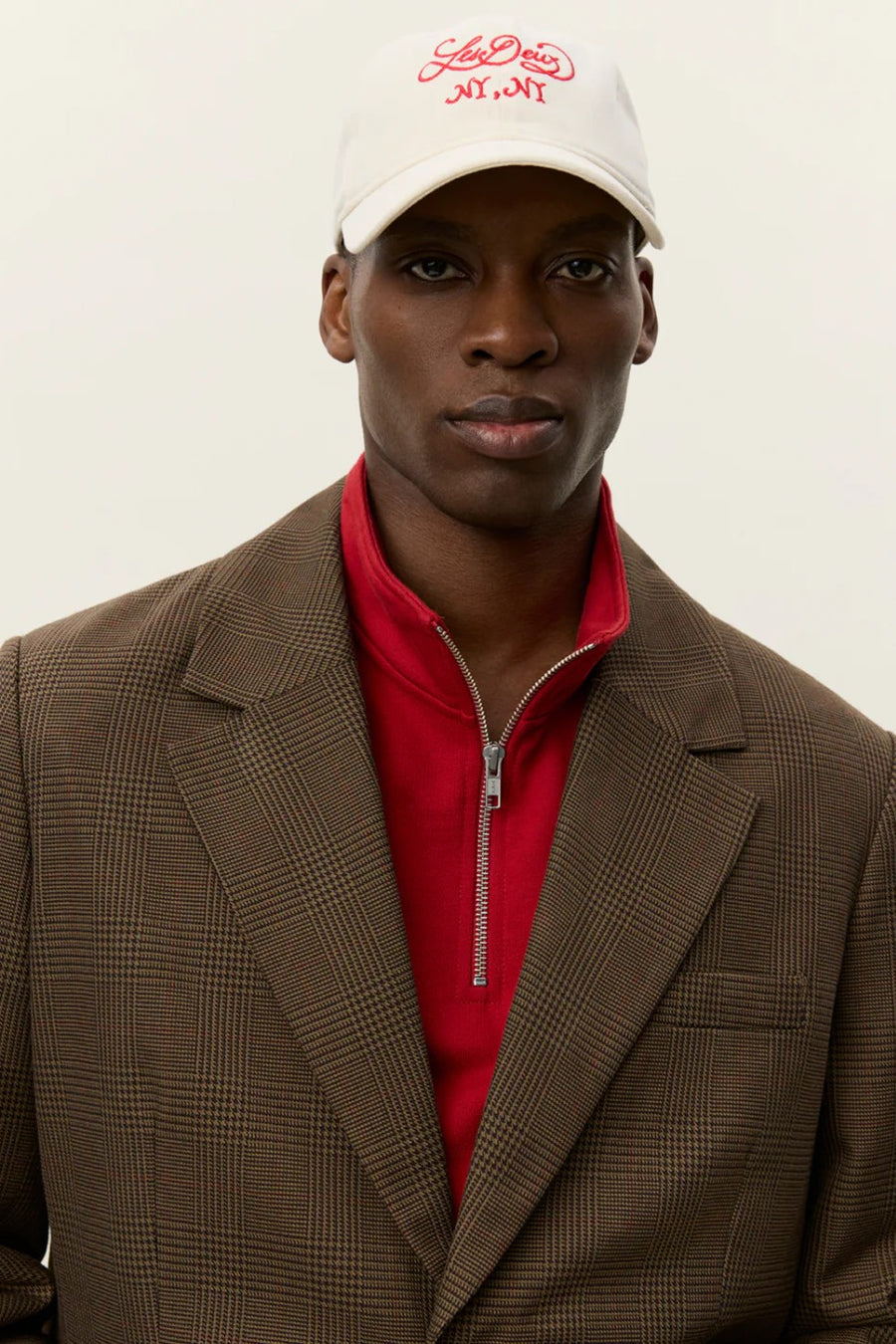 James Houndstooth Check Blazer Les Deux