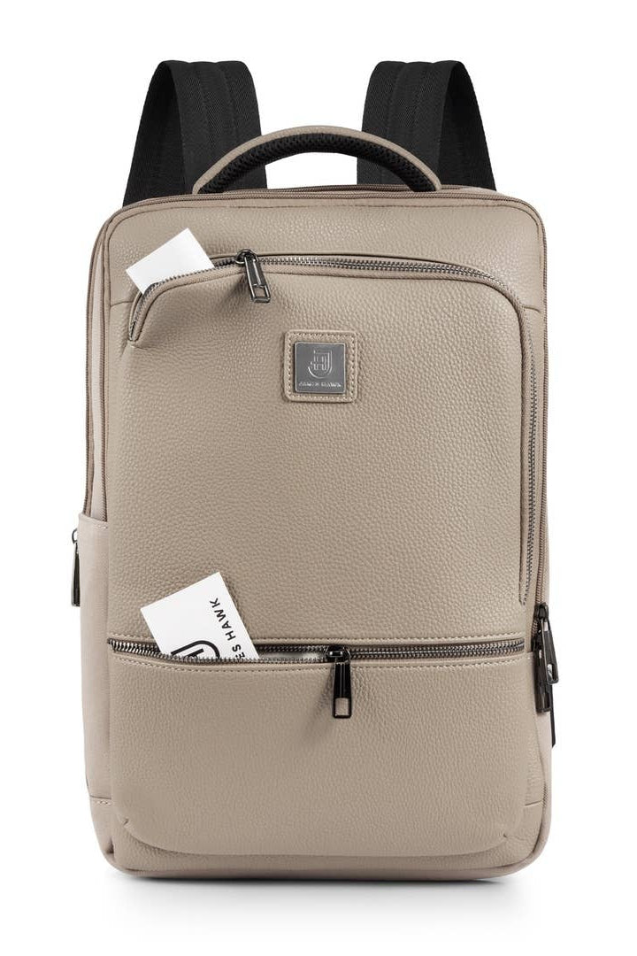City Backpack: Greige James Hawk